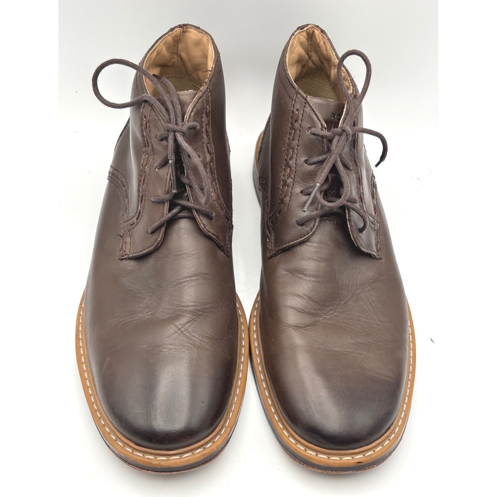Rockport Mens Brown Leather Chukka Boots A12491 Adiprene by Adidas Size 9.5 M - Picture 5 of 15